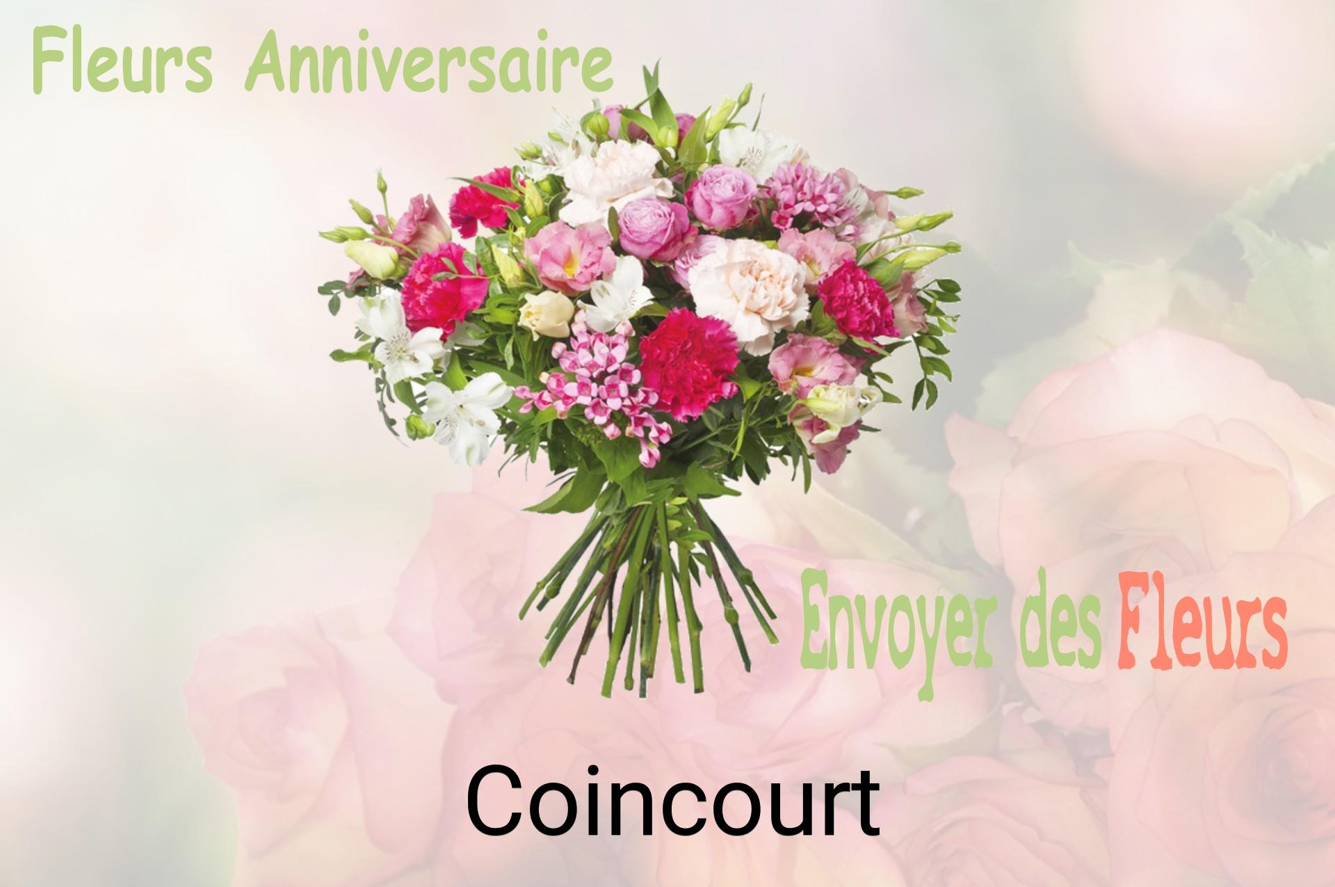 Bouquet de fleurs d’anniversaire livré à Coincourt
