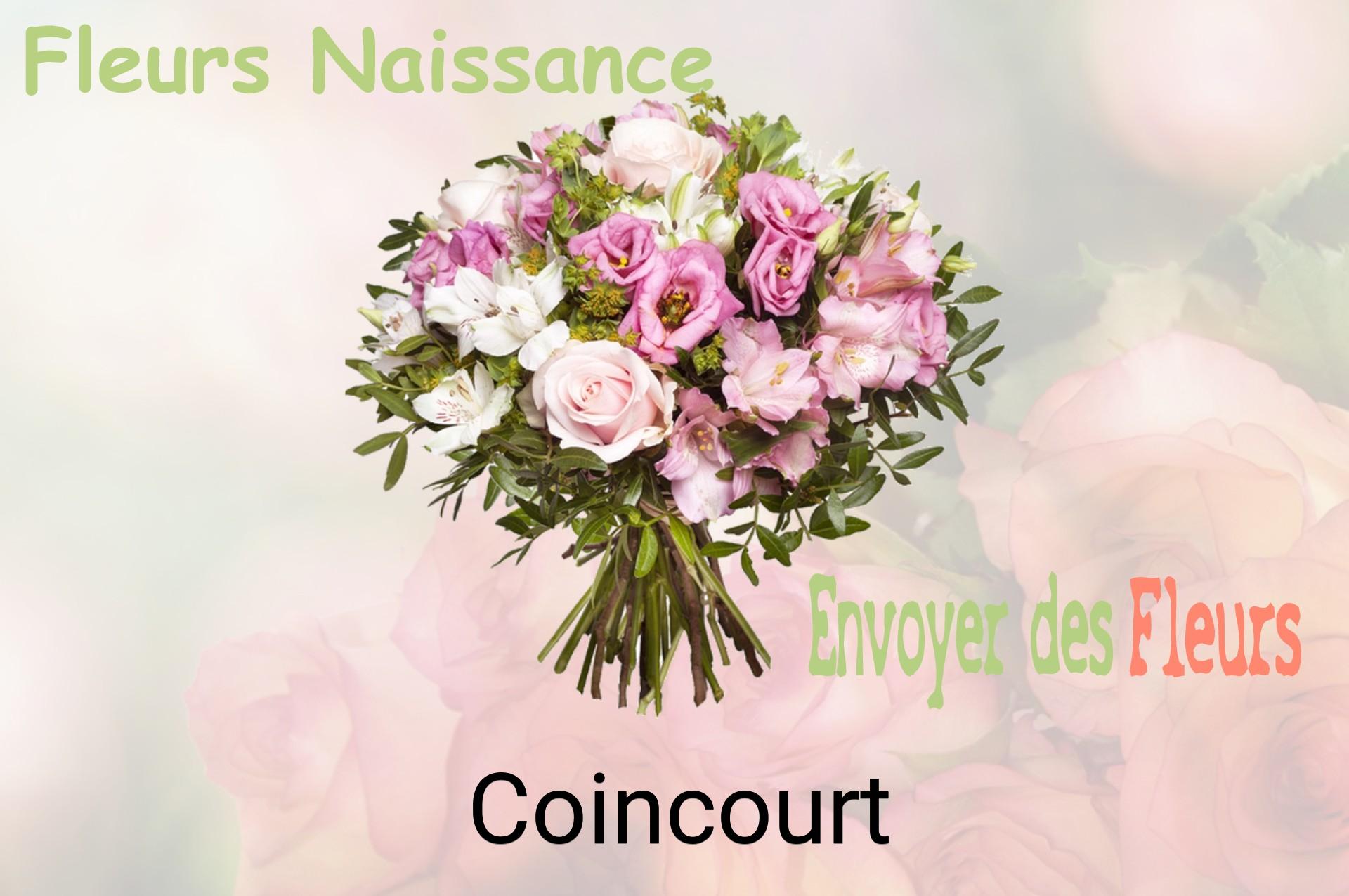 Bouquet de fleurs de naissance livré à Coincourt